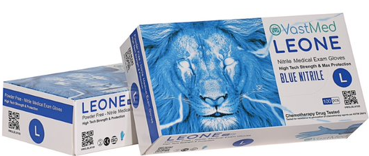 LEONE Nitrile Gloves SIZE MEDIUM 10 Boxes of 100